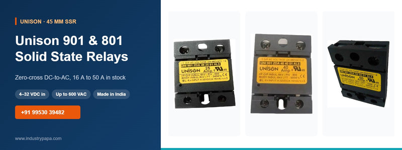 Unison 901 & 801 Solid State Relays: 45 mm SSR Guide