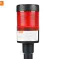 VXT-TL55-R-ALC-A-1M 1-Stack LED Tower Light – Red Steady Signal Tower without Buzzer (55mm, 24V AC/DC, 1m Wire) Industrial Warning Light & Machine Status Indicator