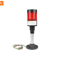 VXT-TL55-R-ALC-A-1M 1-Stack LED Tower Light – Red Steady Signal Tower without Buzzer (55mm, 24V AC/DC, 1m Wire) Industrial Warning Light & Machine Status Indicator