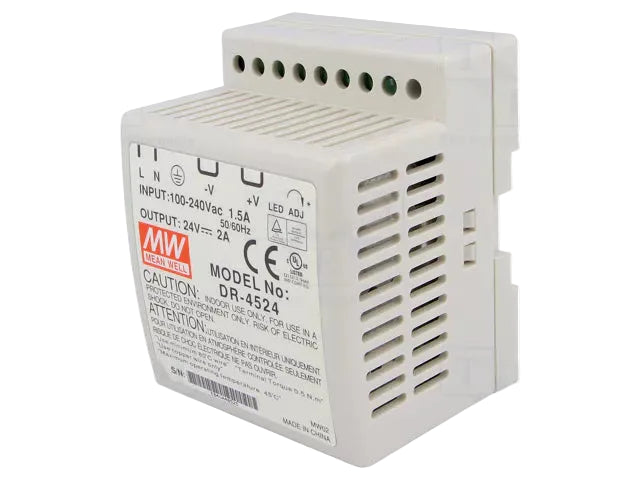 Mean Well DR-4524 AC-DC Power Supplies
