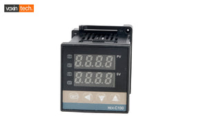 VXT-REX-C100-A1 Digital PID Temperature Controller – REX-C100 48×48mm 4-Digit Dual LED Display, SSR Output, Universal Input (PT100/Thermocouple K J R S B E N T/0-20mA/0-5V), 100-240V AC Industrial Auto-Tuning Process Controller - VoxinTech | Industrypapa