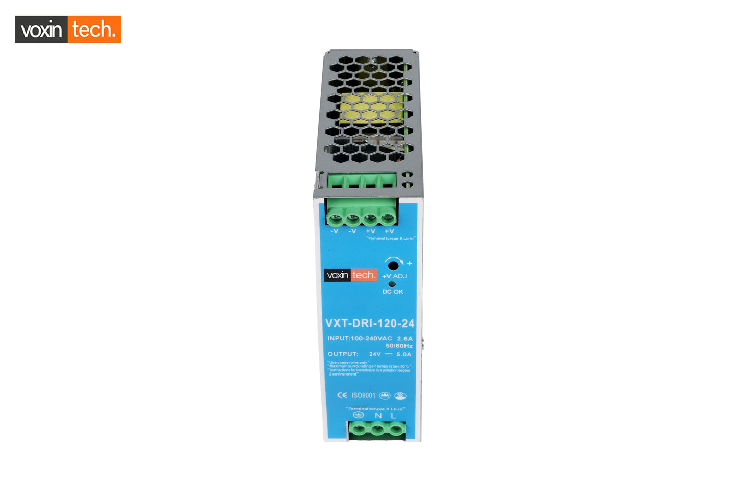 Voxintech DIN Rail Type Switched Mode Power VXT-DRI-120-24 