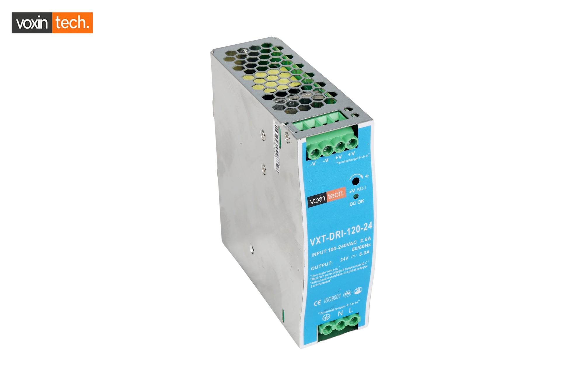 Voxintech DIN Rail Type Switched Mode Power VXT-DRI-120-24 