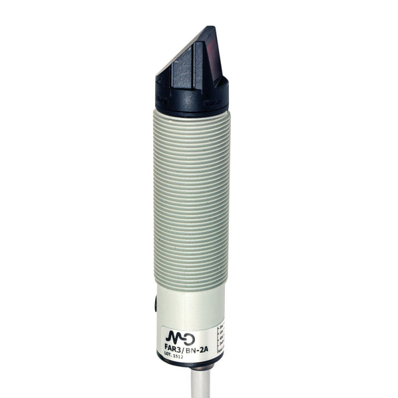 FAR3 BN-2A micro photoelectric sensor with retroreflective design and 1m adjustment for transparent objects