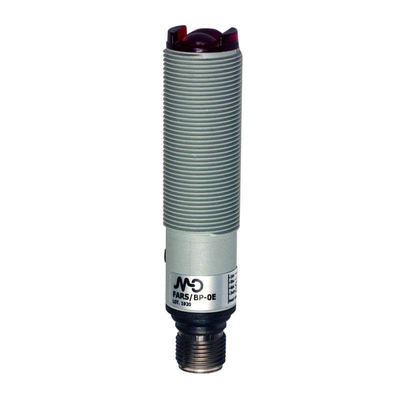 FARS/BP-0E photoelectric sensor with axial design and M12 plastic plug for industrial automation