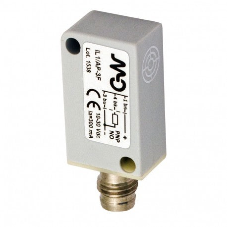IL1/AP-3F Micro Detectors Inductive Sensor | Shielded PNP NO, M8 Plug ...