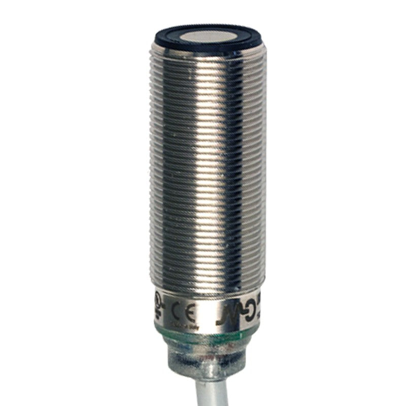 uk6c-hp-1aul-micro-detectors-ultrasonic-sensor-m18-pnp-no-nc-80-800-mm-cable-2m-with-teach-in-cable-aisi31